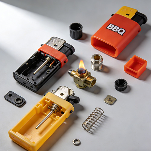 BBQ プラスチック ライター スペアパーツ成形