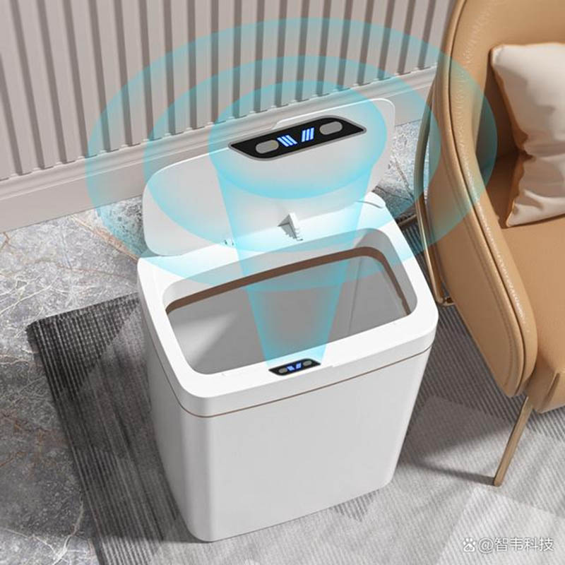 Smart trash can moulding