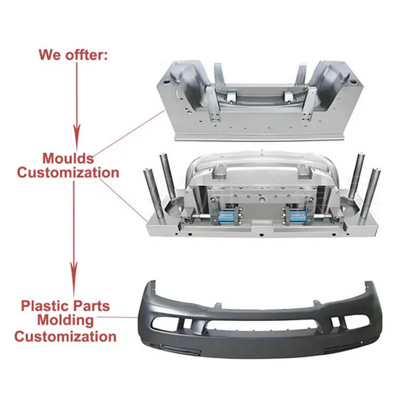 Automotive bumper molding