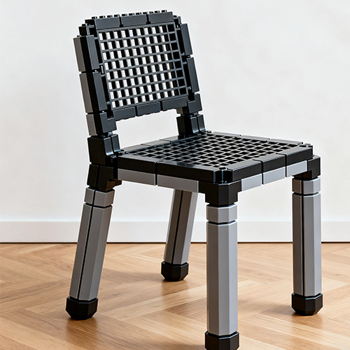 射出成形家具の椅子