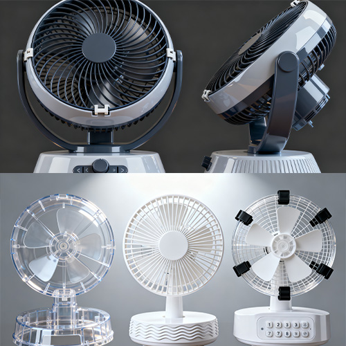 プラスチック射出テーブルファン成形